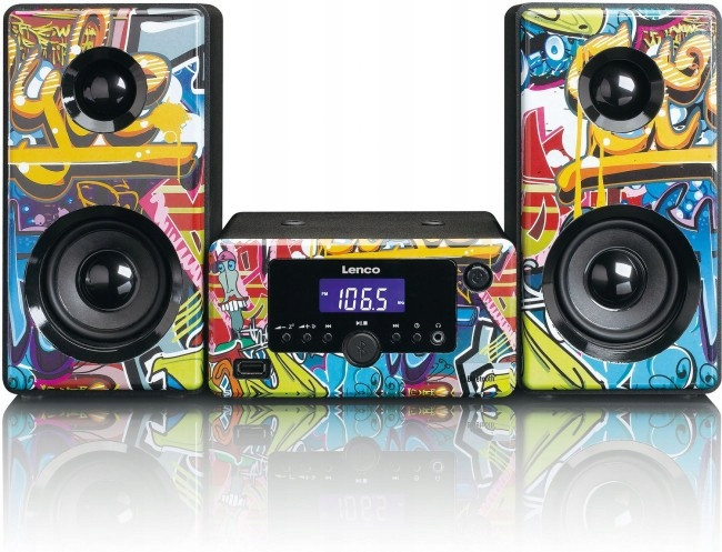 Věž Lenco MC-020 Tags Bluetooth Fm Usb 10W