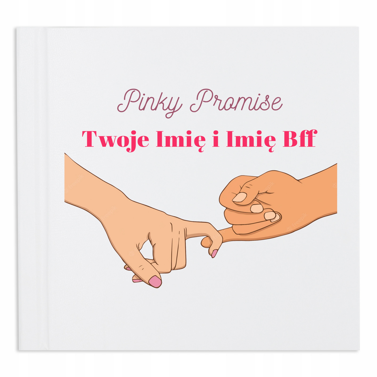 Album Fotografie Na dárek Pinky Promise Jméno Vzory
