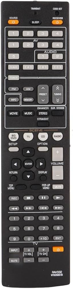 Pilot Yamaha RAV331 RAV332 RAV434 YHT493 RX-V367 RX-V367BL RX-V467 RX-V567