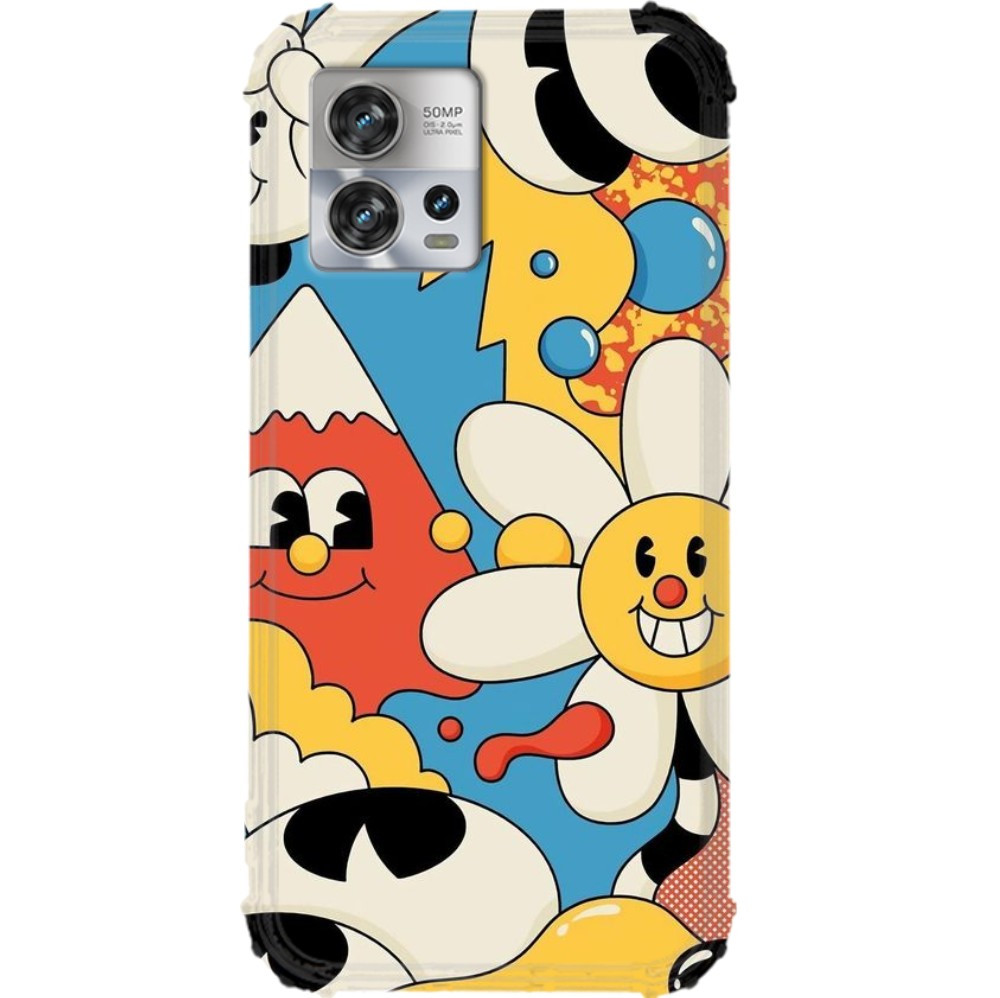 Pouzdro Motorola Edge 30 Fusion Antshock Case Pop Ochrana Pro Mládež Vzory