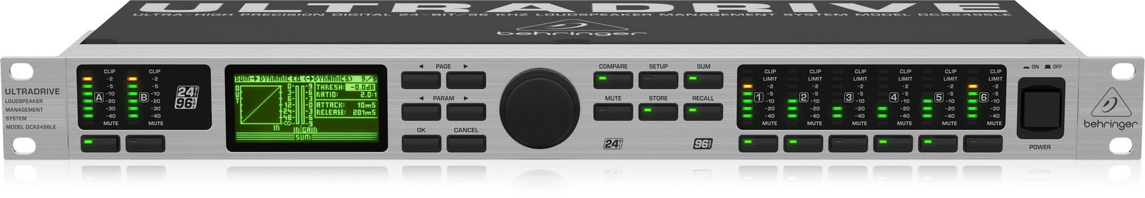 Behringer DCX2496LE Digitální reproduktorový procesor