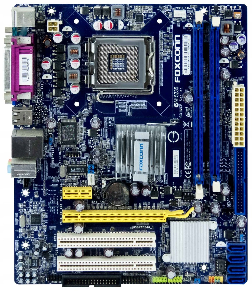 Foxconn G31MXP-K Intel G31 s775 DDR2 Pci Pci-e