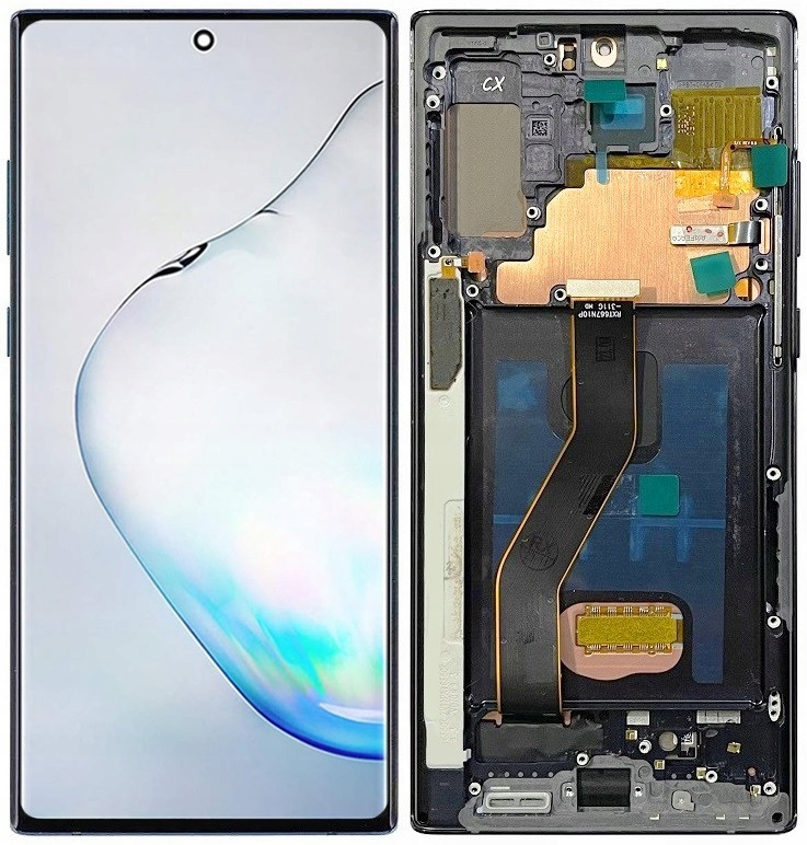 Oled displej Pro Samsung Galaxy Note 10 Plus N975 LCD Obrazovka Rámeček