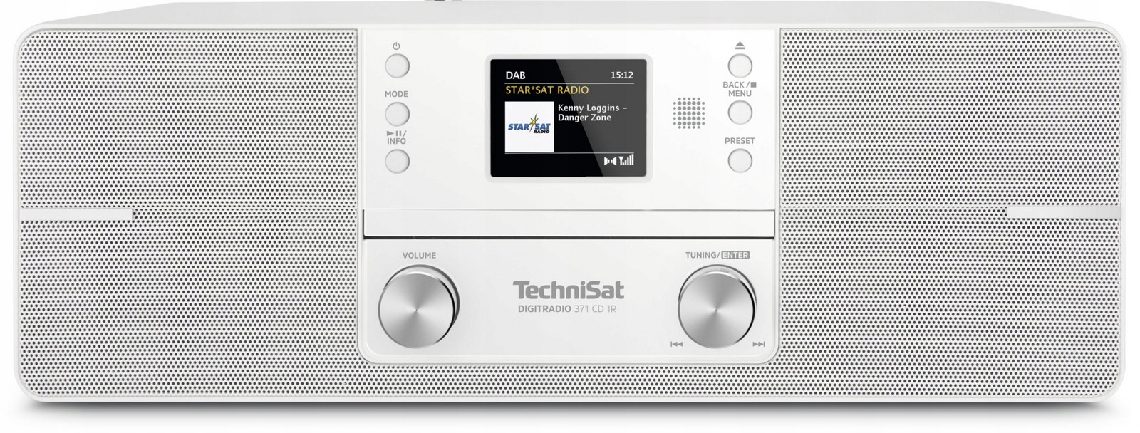 Síťové rádio Dab+, Fm, internetové TechniSat 371 CD Ir SS283