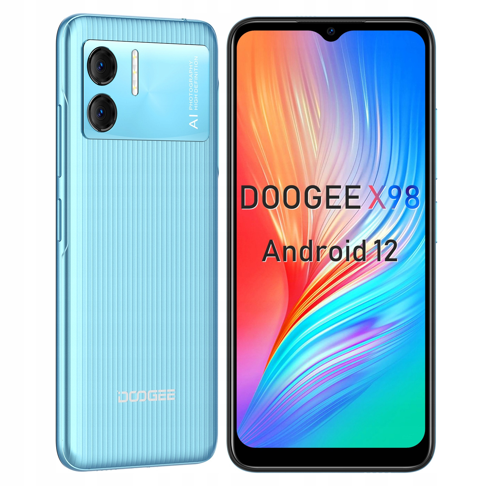 Doogee X98 Smartphone 8/16GB 6.52“HD+ 4200mAh 8MP Android 12 Otg 4GLTE 5GWIFI