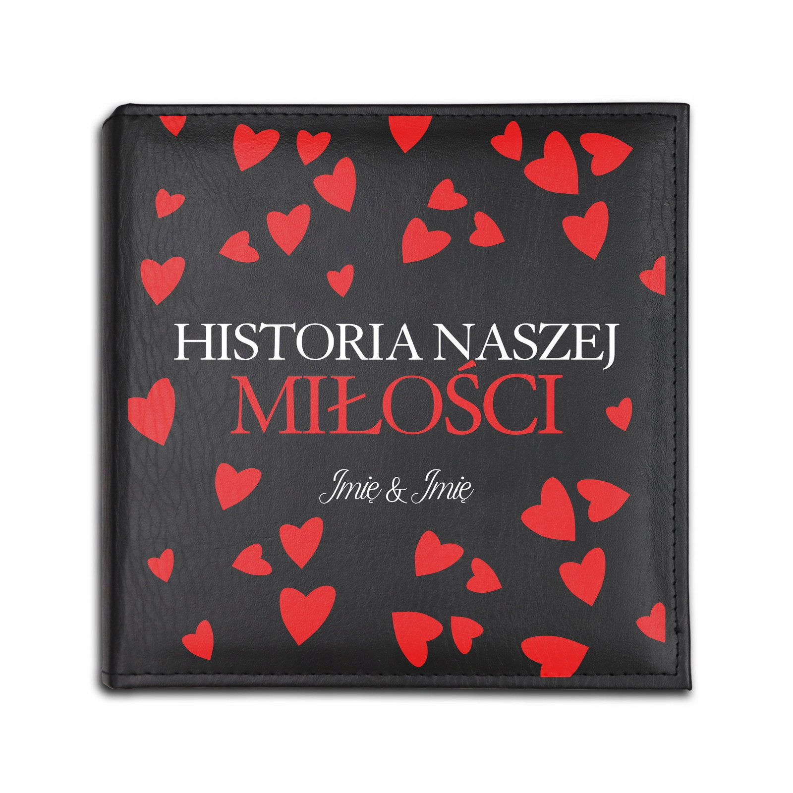 Kožené Album 200 Fotografií 10x15 dárek Na Valentýna Personalizované Vzory