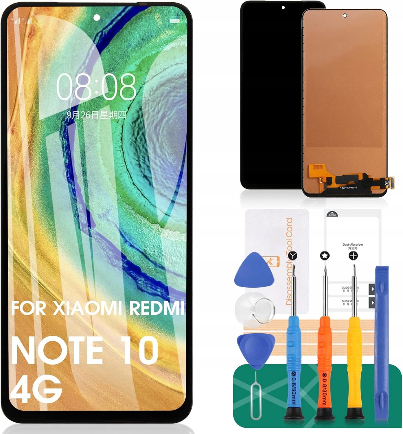 LCD displej Rychlý Displej Pro Xiaomi Redmi Note 10 4G 10 Oled Rámeček