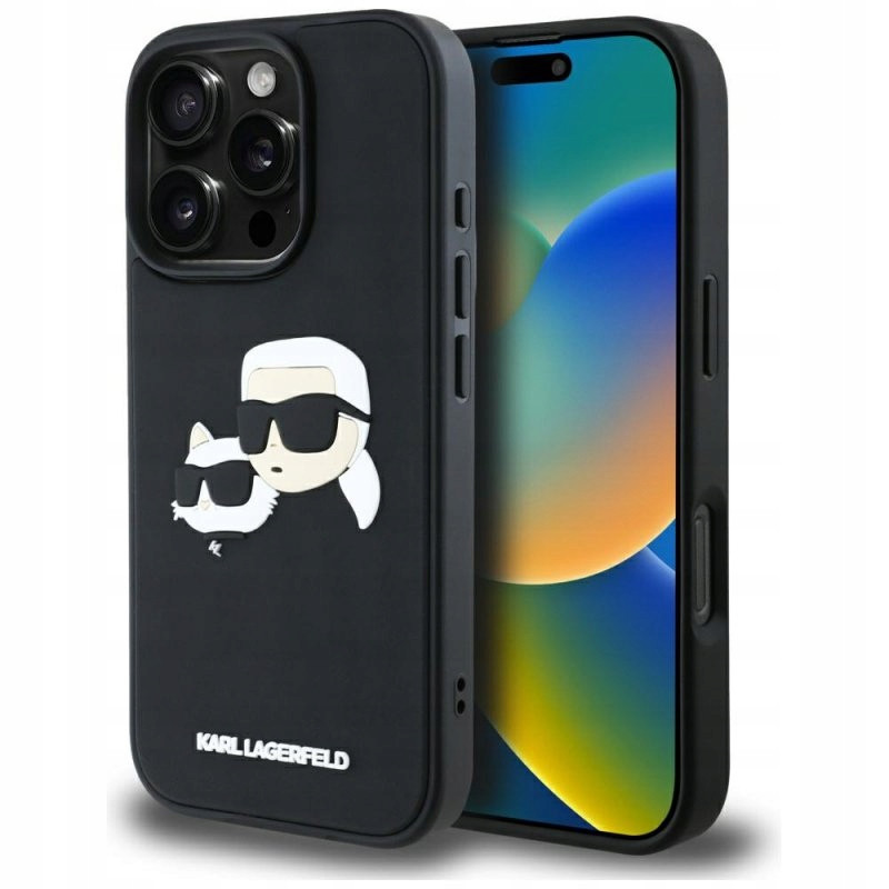 Pouzdro Karl Lagerfeld pro iPhone 16 Pro Max černé