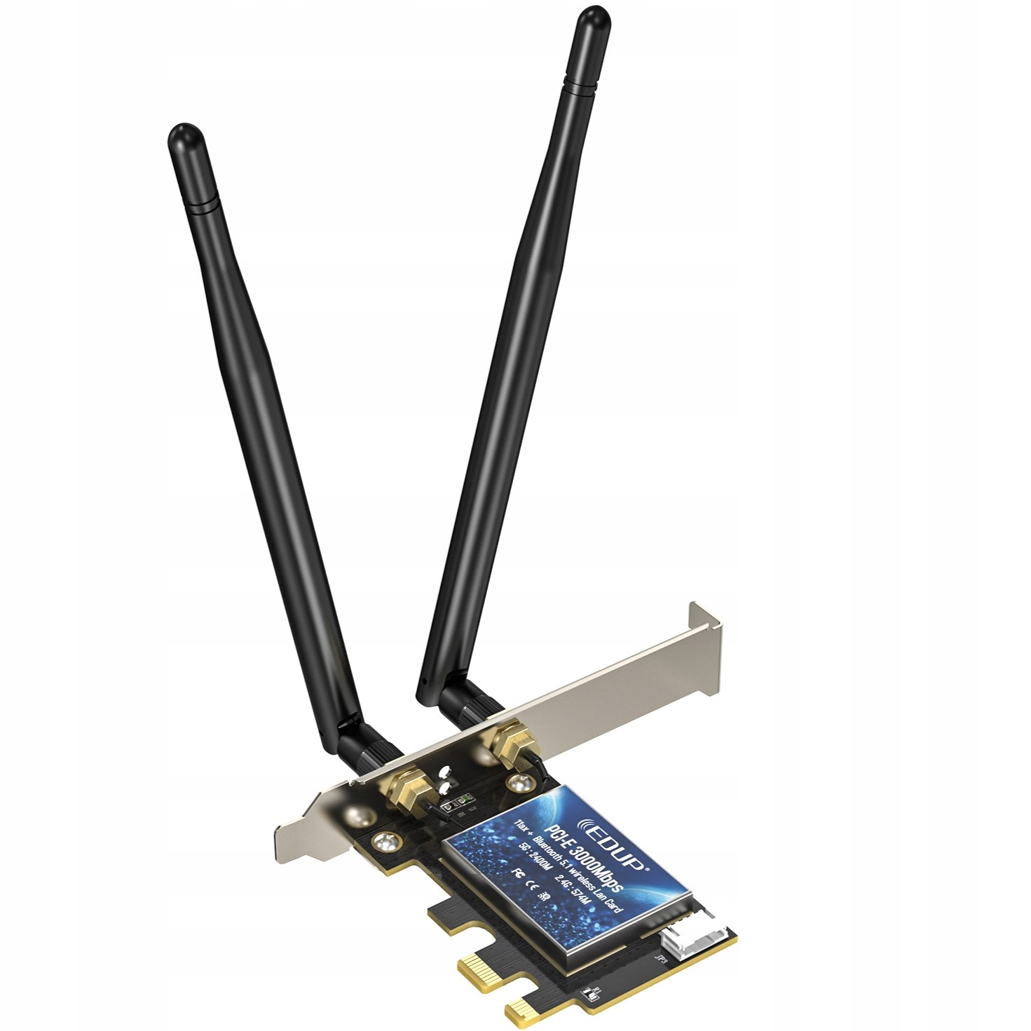 Pci-e síťová karta pro Pc WiFi 6 Bluetooth 5.1 Edup EP-9636