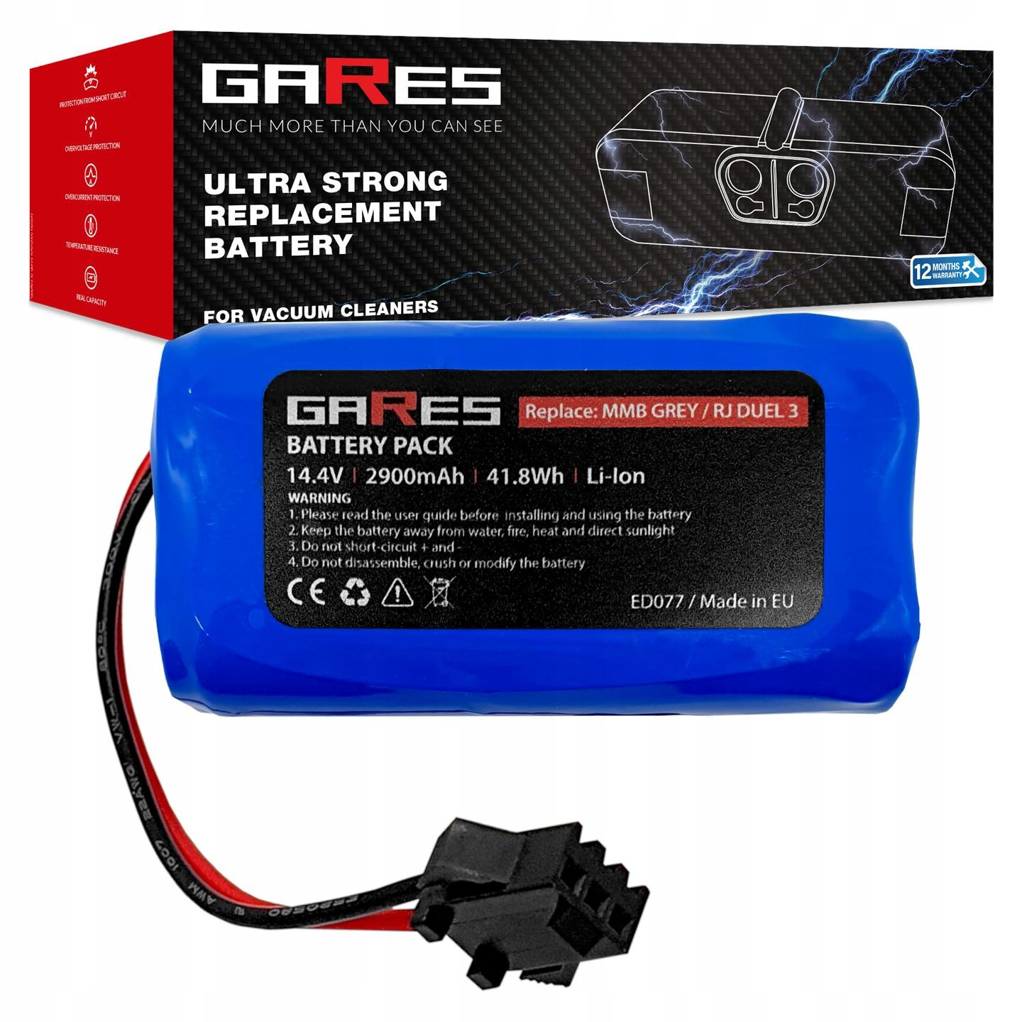 Akumulátor Baterie pro Ultenic D5S Pro 14,4V 2,9Ah