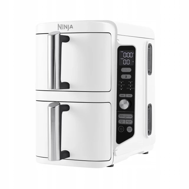 Ninja Fritéza bez tuku SL400EUWH Bílá Air Fryer 9,5 l 2 komory