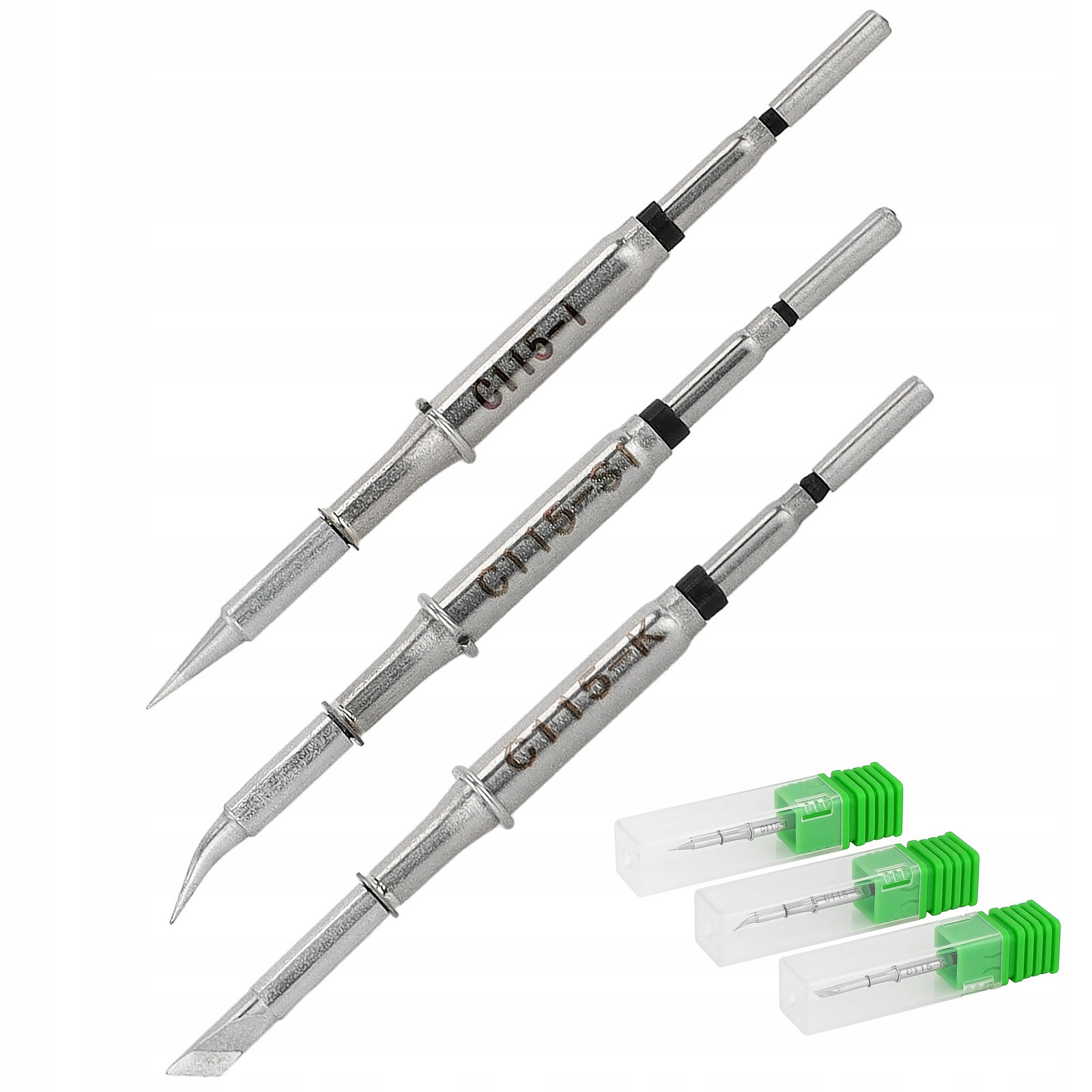 Hrot C115-I C115-SI C115-K Pájecí Stanice Páječka Přesná Sada 3X