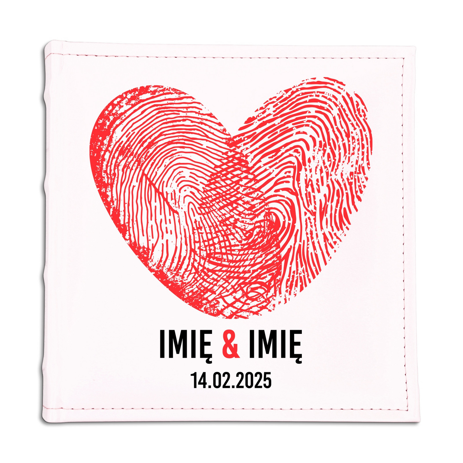 Fotoalbum dárek K Valentýnu Pro Ni Otisk Prstu Jméno