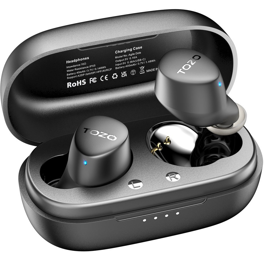 Bezdrátová sluchátka do uší Tozo Agile Dots