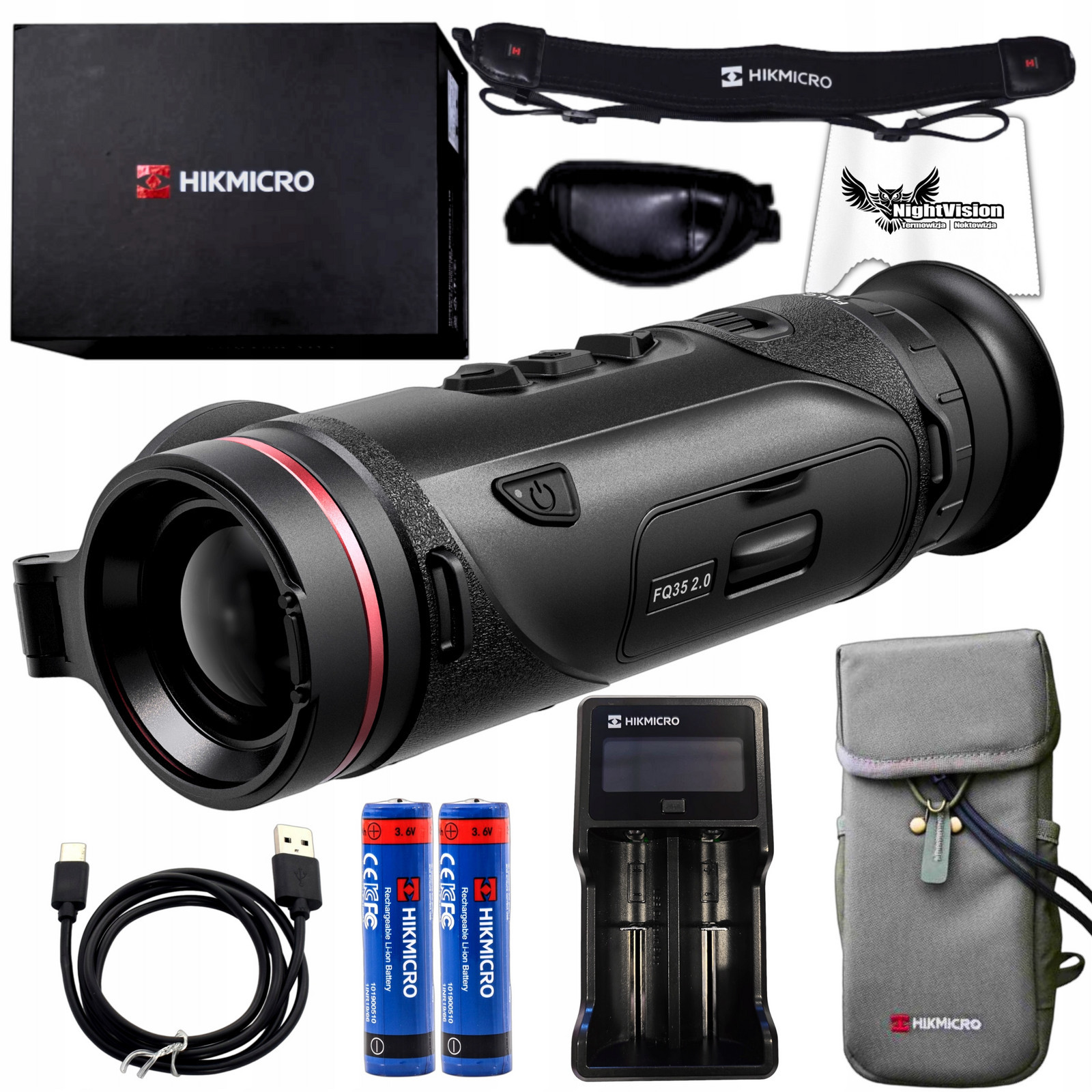 Termovizní kamera Termovizní monokulár Hikmicro Falcon FQ35 2.0 V2