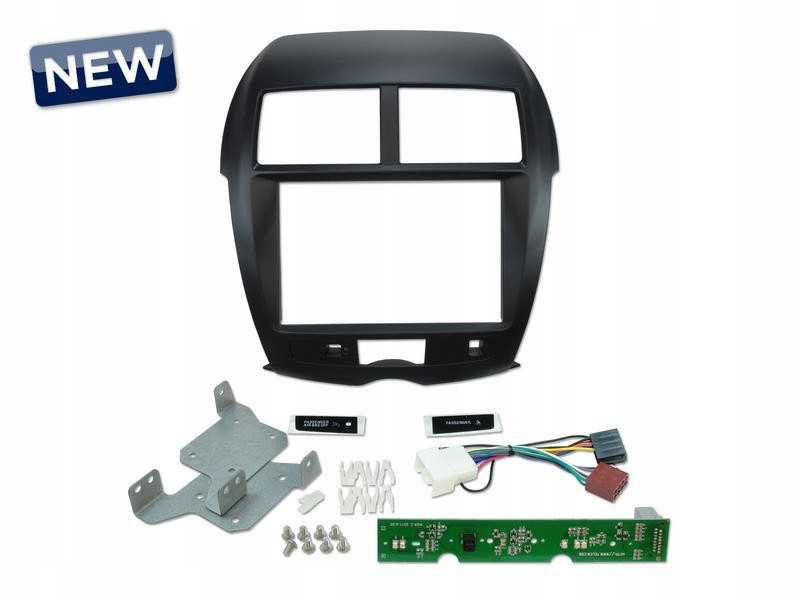 Rámeček rádiový 2 Din 8 palců pro Alpine INE-W928KIT Mitsubishi Asx 2010 ->