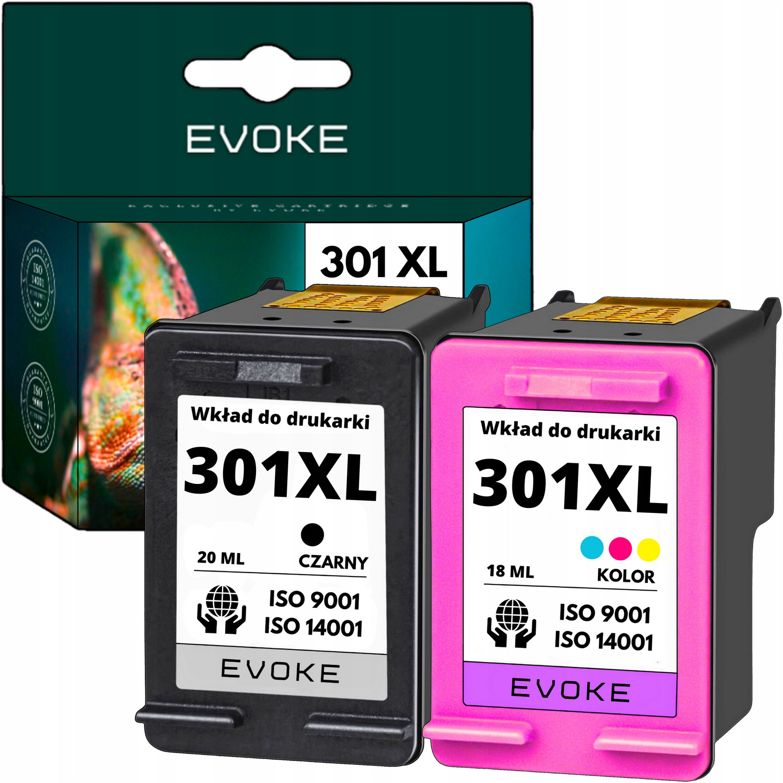 Inkoust pro tiskárnu Hp 301 černý a barevný XXL