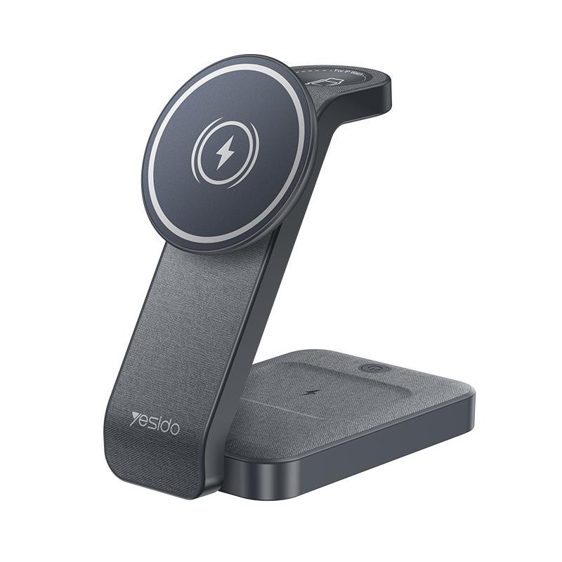 Yesido indukční nabíječka DS26 15W Led 4v1 Black Černá