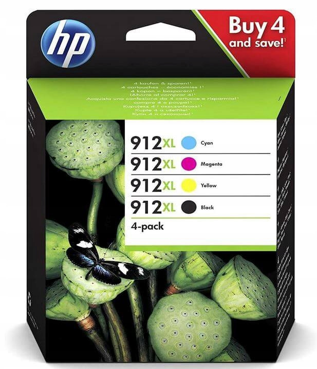 Inkoust Hp 912XL 3YP34AE Cmyk Originál komplet OfficeJet 8010 8012 8013 8015