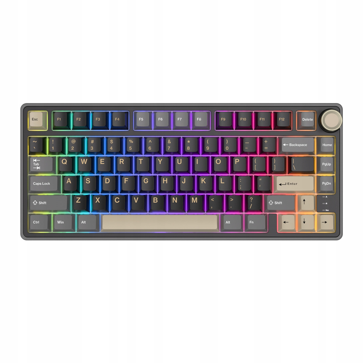 Mechanická Klávesnice Rk R75 80% 75% Hotswap Rgb Blue Switch Pro hráče P