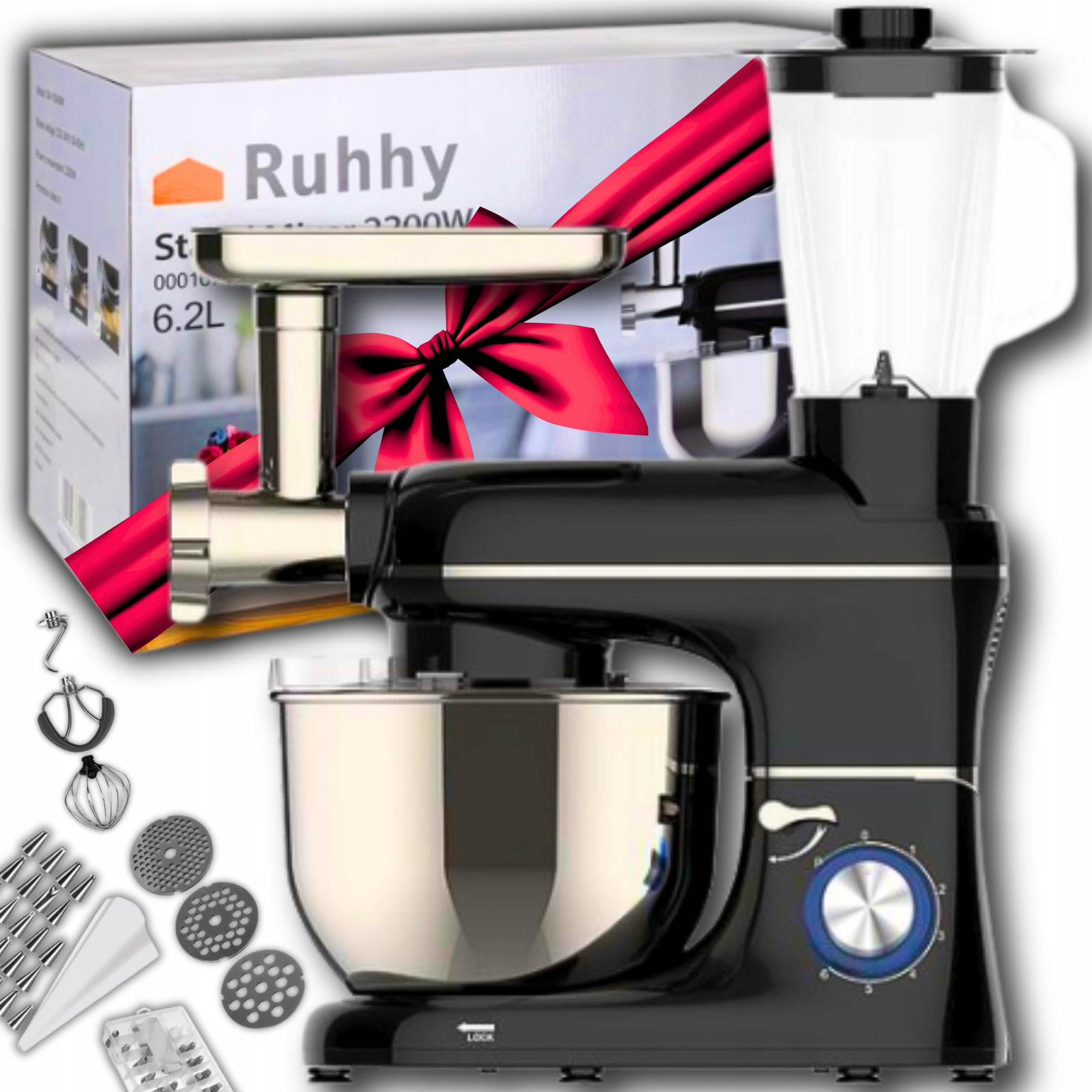 Kuchyňský robot Planetární s mixérem Mlýnek na maso 2200W