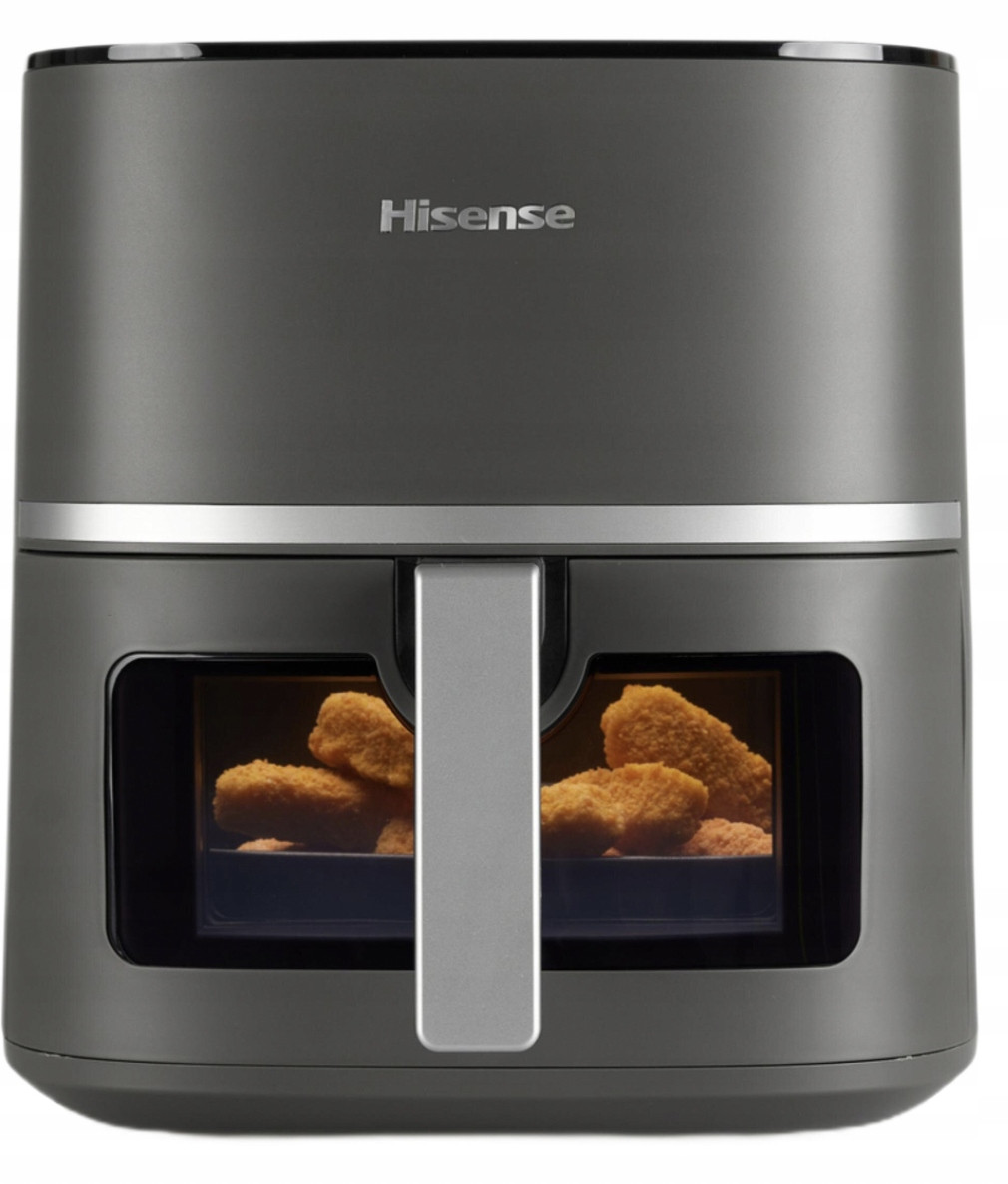 Fritéza bez tuku Hisense HAF1600D Air Fryer velká 5,2L okénko