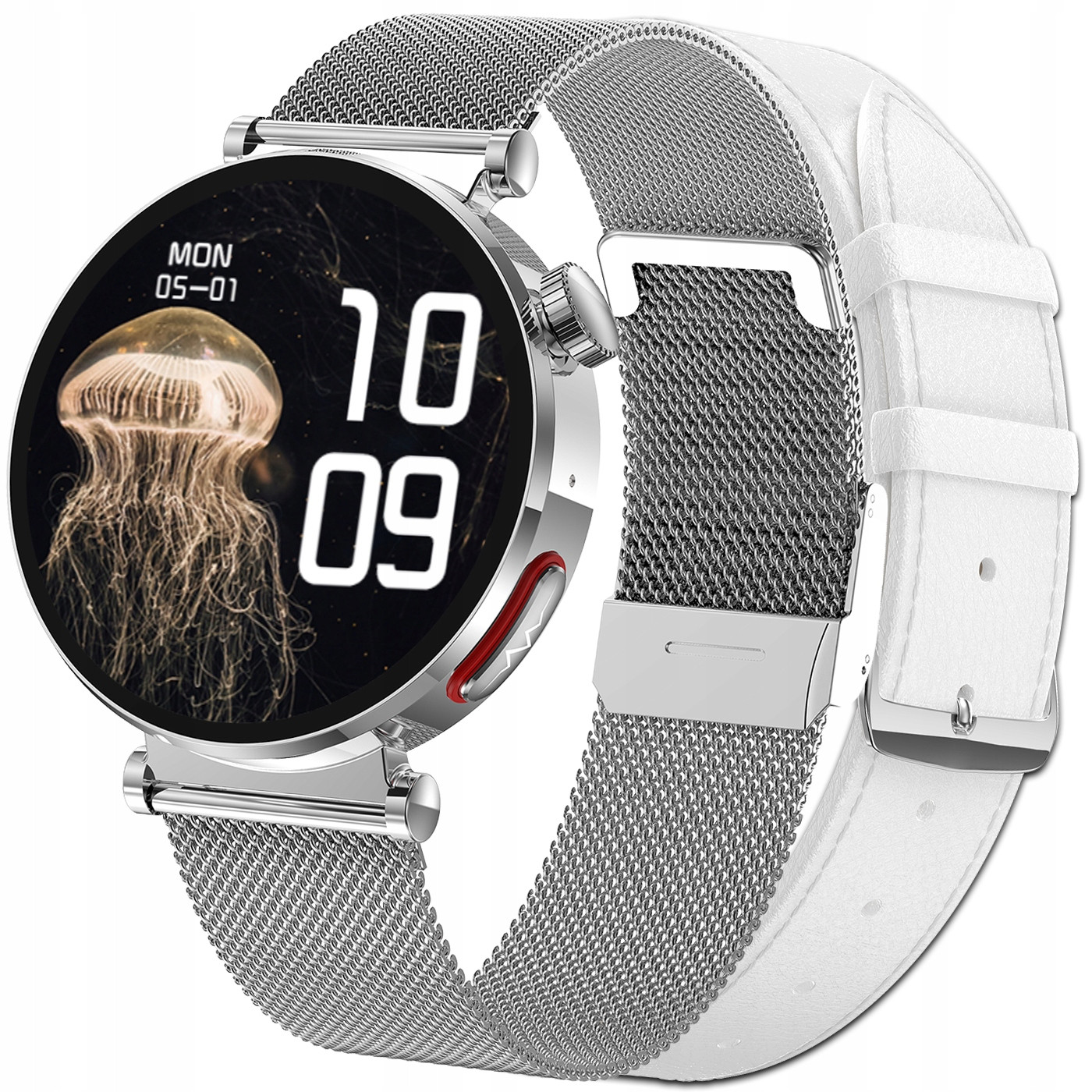 Chytré Hodinky Dámské Hodinky Měření Ekg Glukóza Tlak Puls Hovory Menu Pl