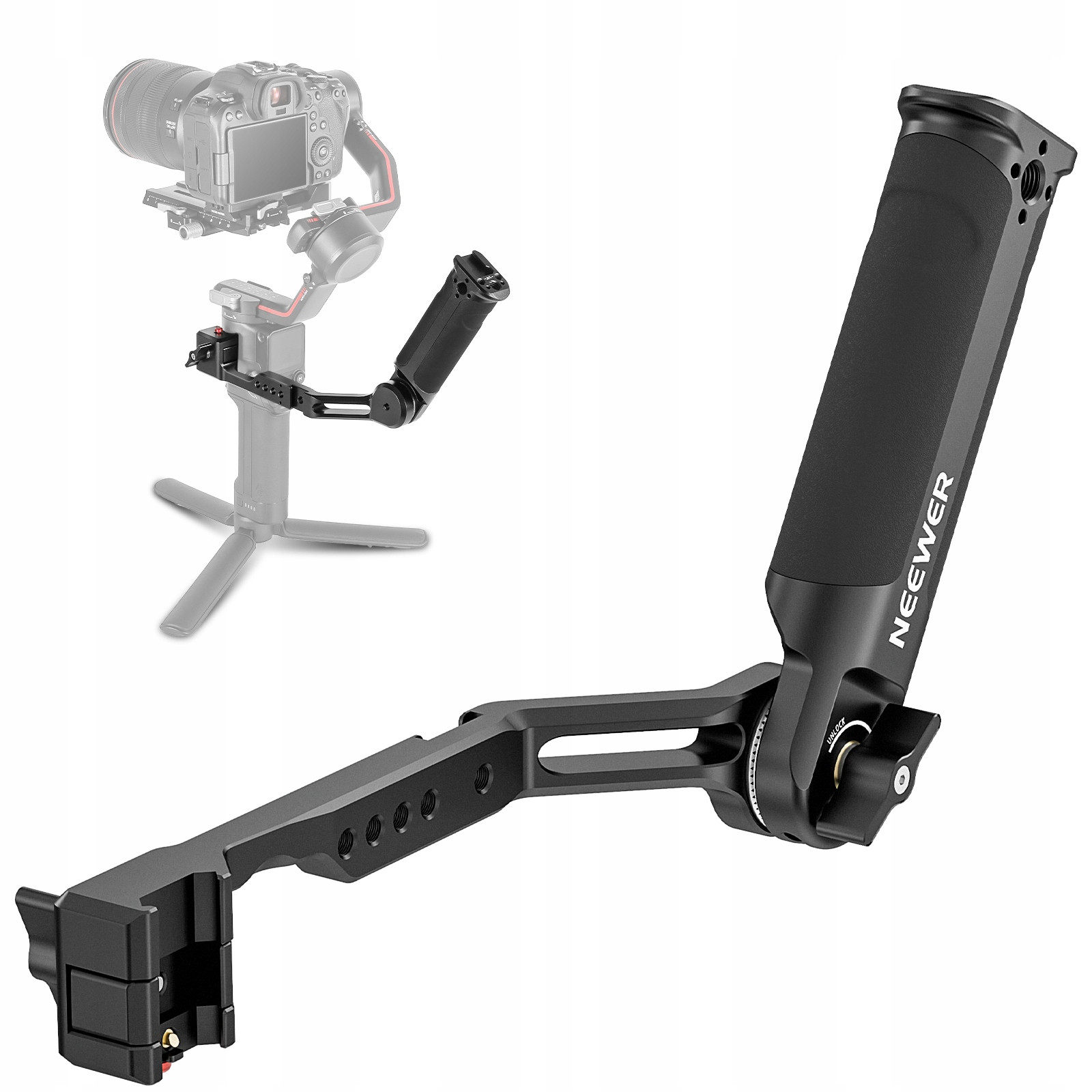 Držák Grip Uchycení Ruka pro Dji Ronin Rs 4 RS4 Pro RS3 3 Mini Rsc 2 RS2