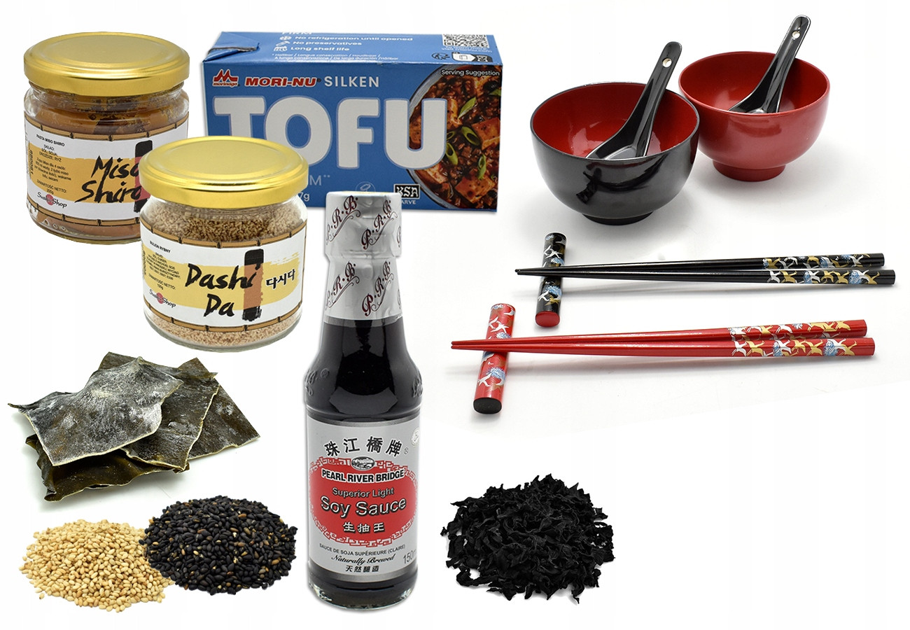 Sada na japonskou polévku Miso se sadou misek