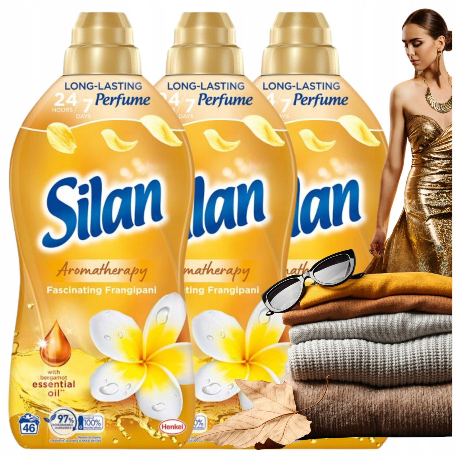 Silan Aromatherapy aviváž 3036ml Žlutá 138praní