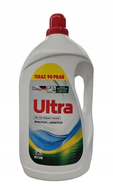 Ultra Gel na praní Světlých A Bílých tkanin 4,95 l 90 praní