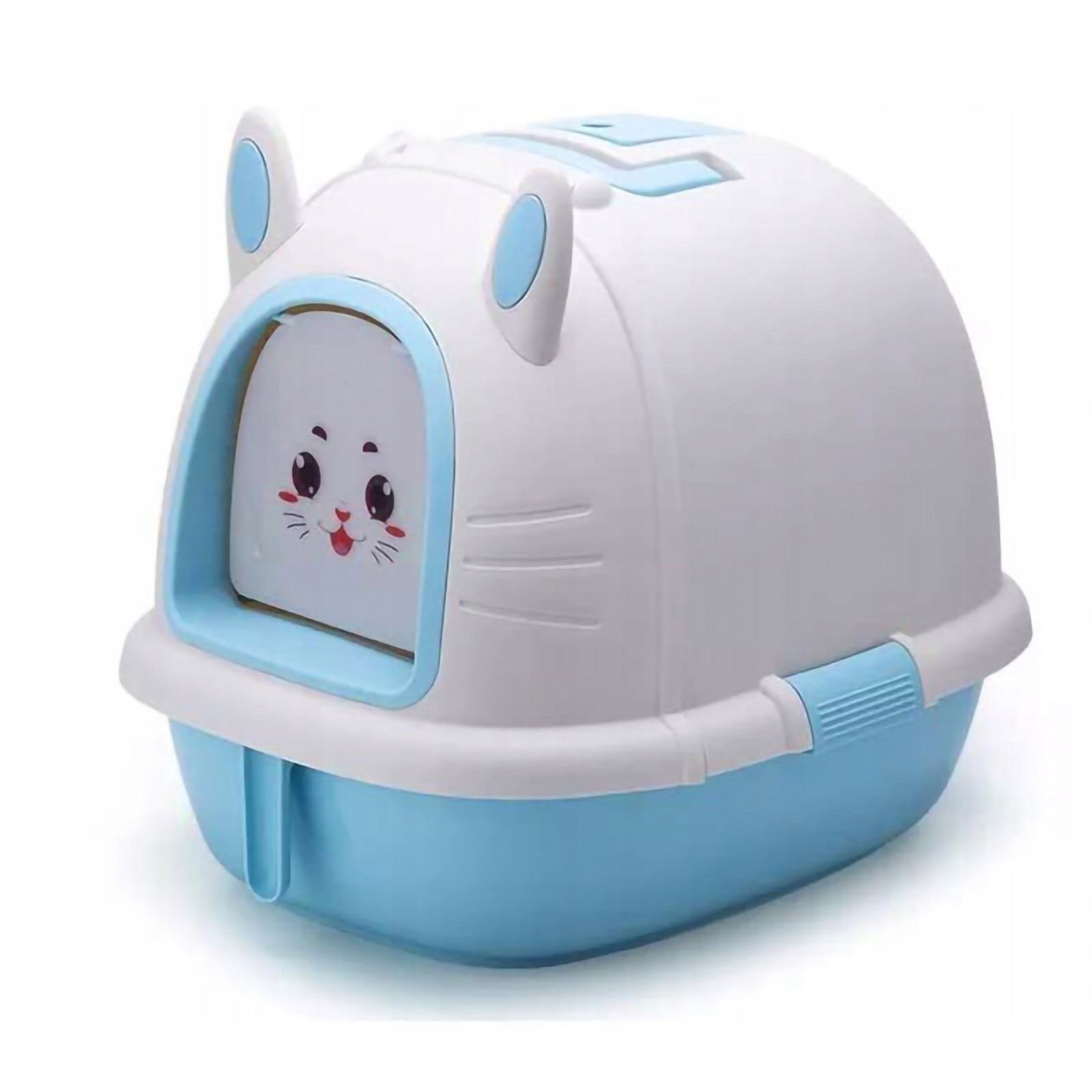 Velká XXL Uzavřená Toaleta Na Stelivo Pro Kočky S Lopatkou