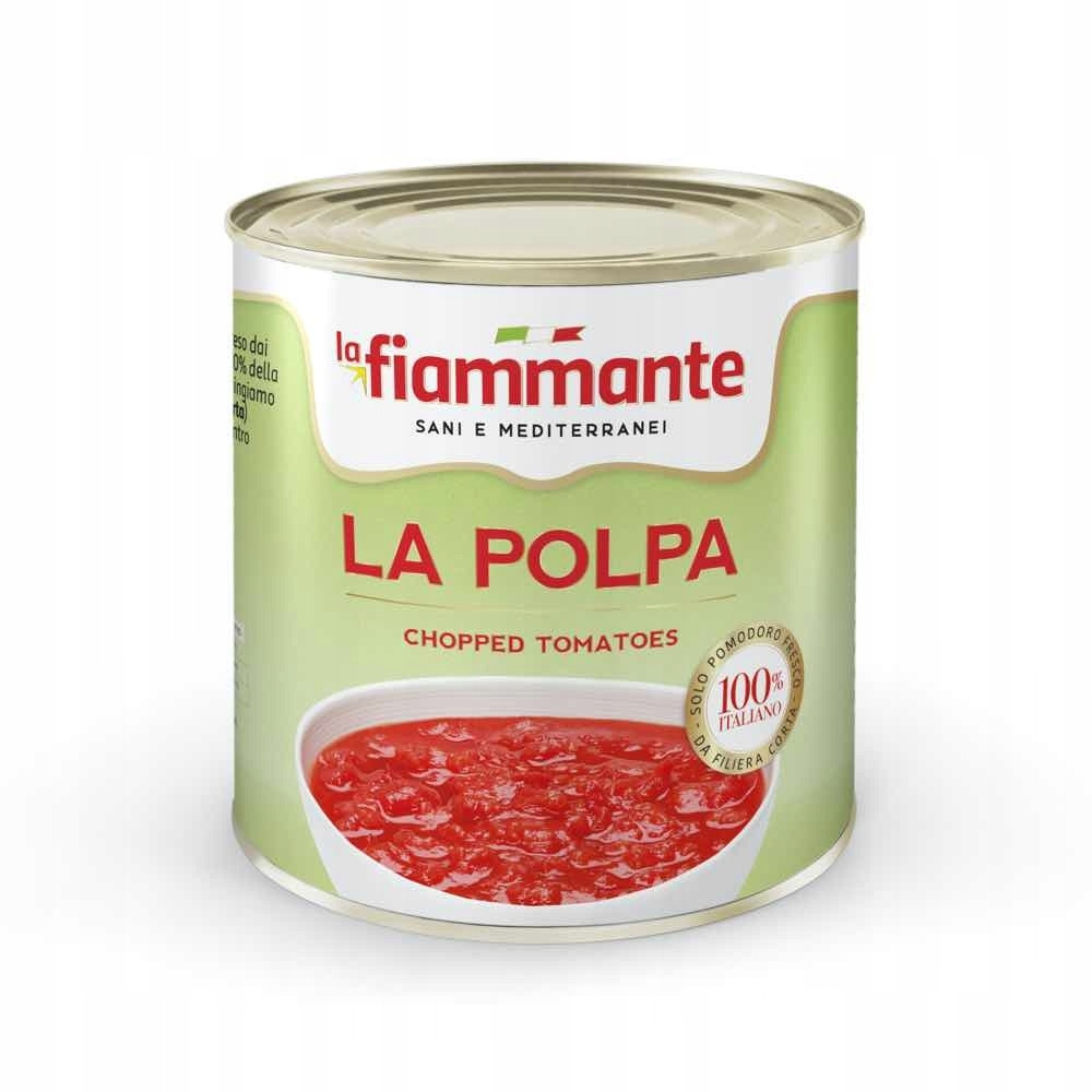 Sada 6 kusů Italská Rajčatová Polpa 2,5kg La Fiammante Horeca