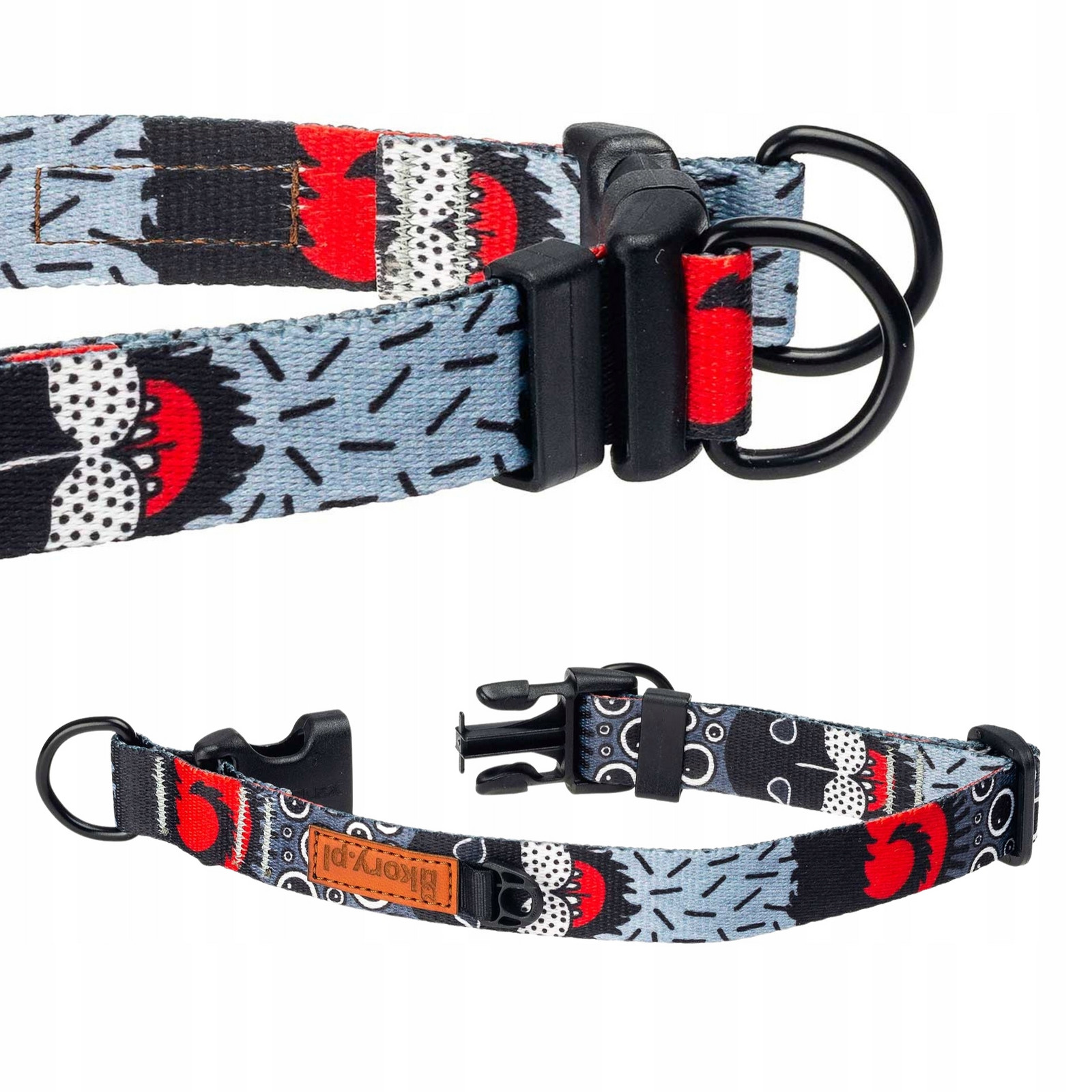 Silný Obojek široký Duraflex procházka výcvik Velká Plemena Psů XL 30mm Ukory