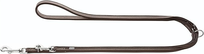 Nastavitelné vodítko Hunter Cannes Mini z hovězí kůže nappa