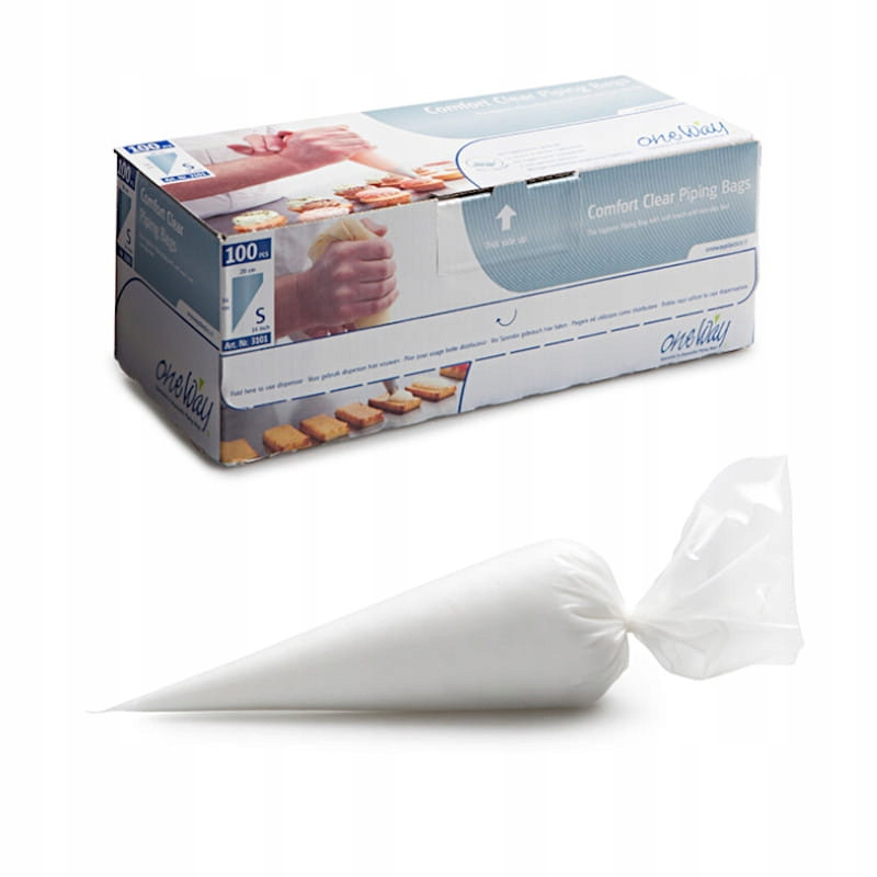 Sáčky cukrářské rukávy na roli na zdobení silné prémiové 100 kusů 36cm