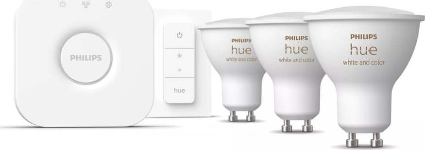 Smart startovací balíček 5 ks GU10, 6 W White and color ambiance – Philips Hue