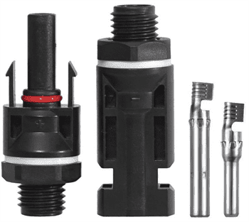 Konektor MC4 sestava samice a samec panelový pro 4/6mm FVE, blistr