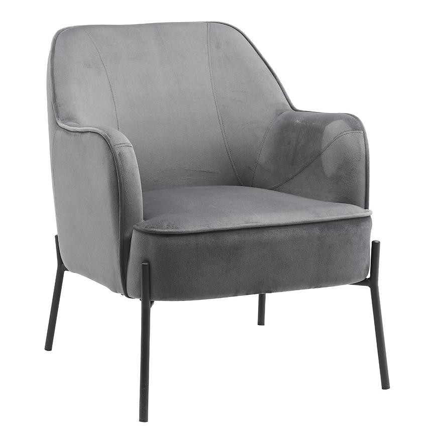 Křeslo Bob Dark Grey Velvet 13