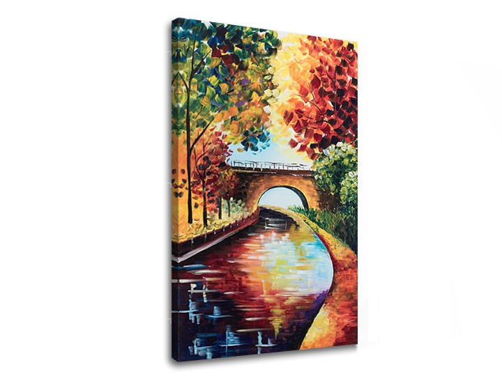 Krajina na plátně 75x120 cm