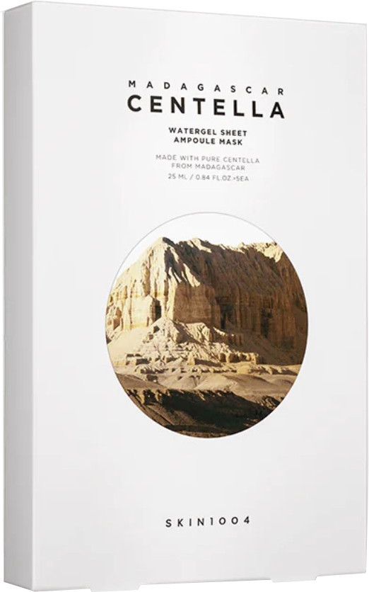 SKIN1004 Zklidňující platýnková maska Madagascar Centella (Watergel Sheet Ampoule Mask) 5 ks