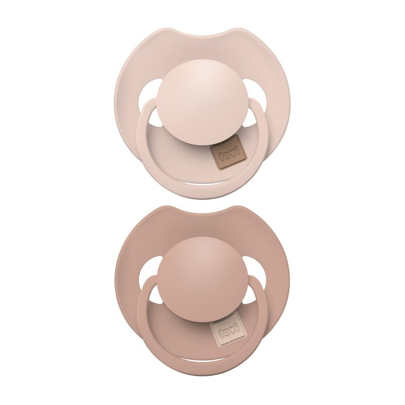 LOVI PRIME 18m+ dudlík Nude/Blush 2 ks