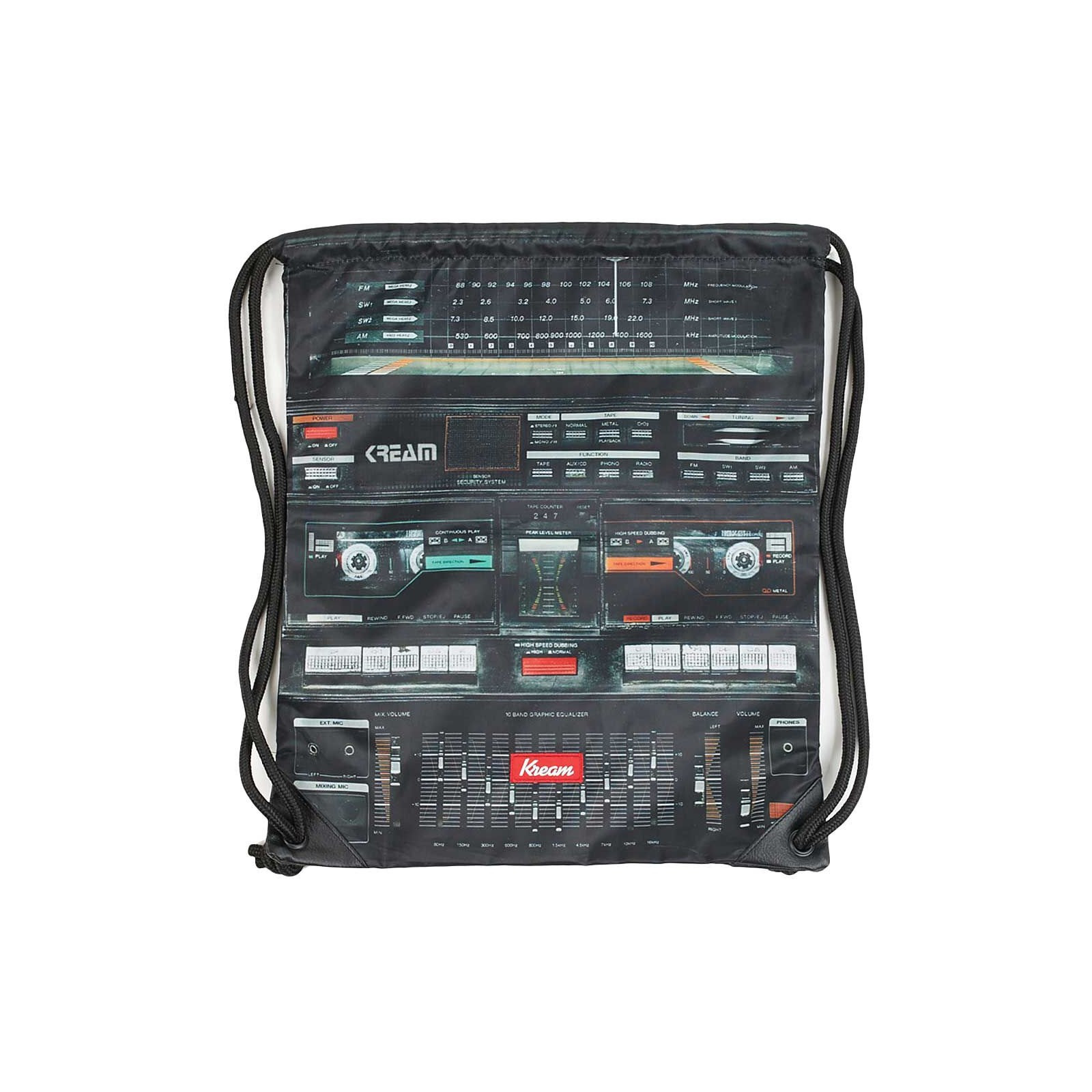 gymsack KREAM - Ibraheem Bag Black/Multi Colors (0900)