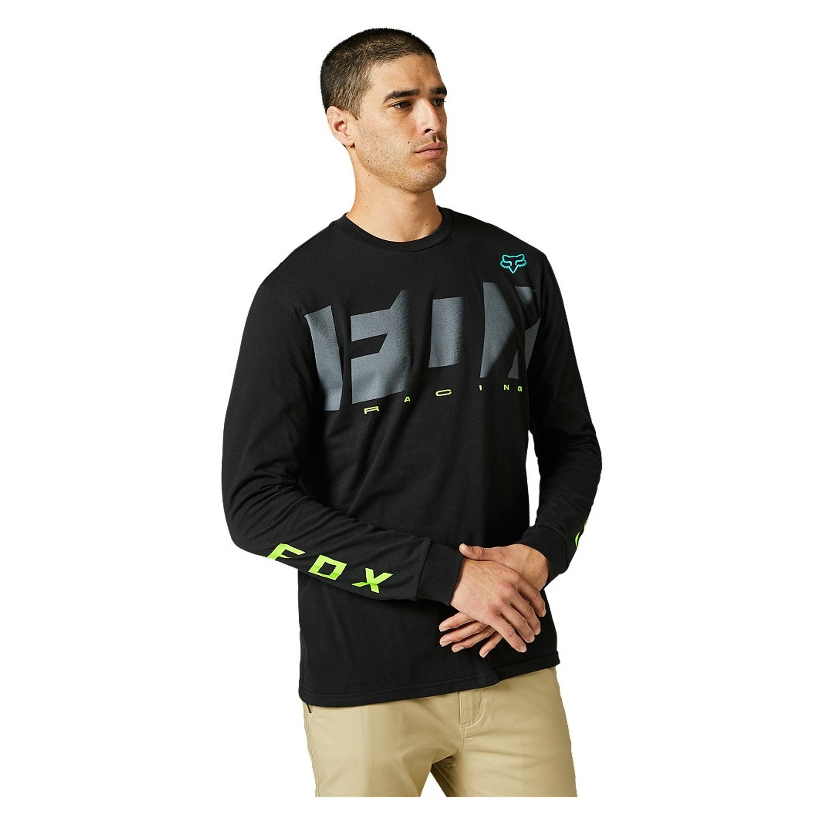 triko FOX - Rkane Ls Premium Tee Black (001)