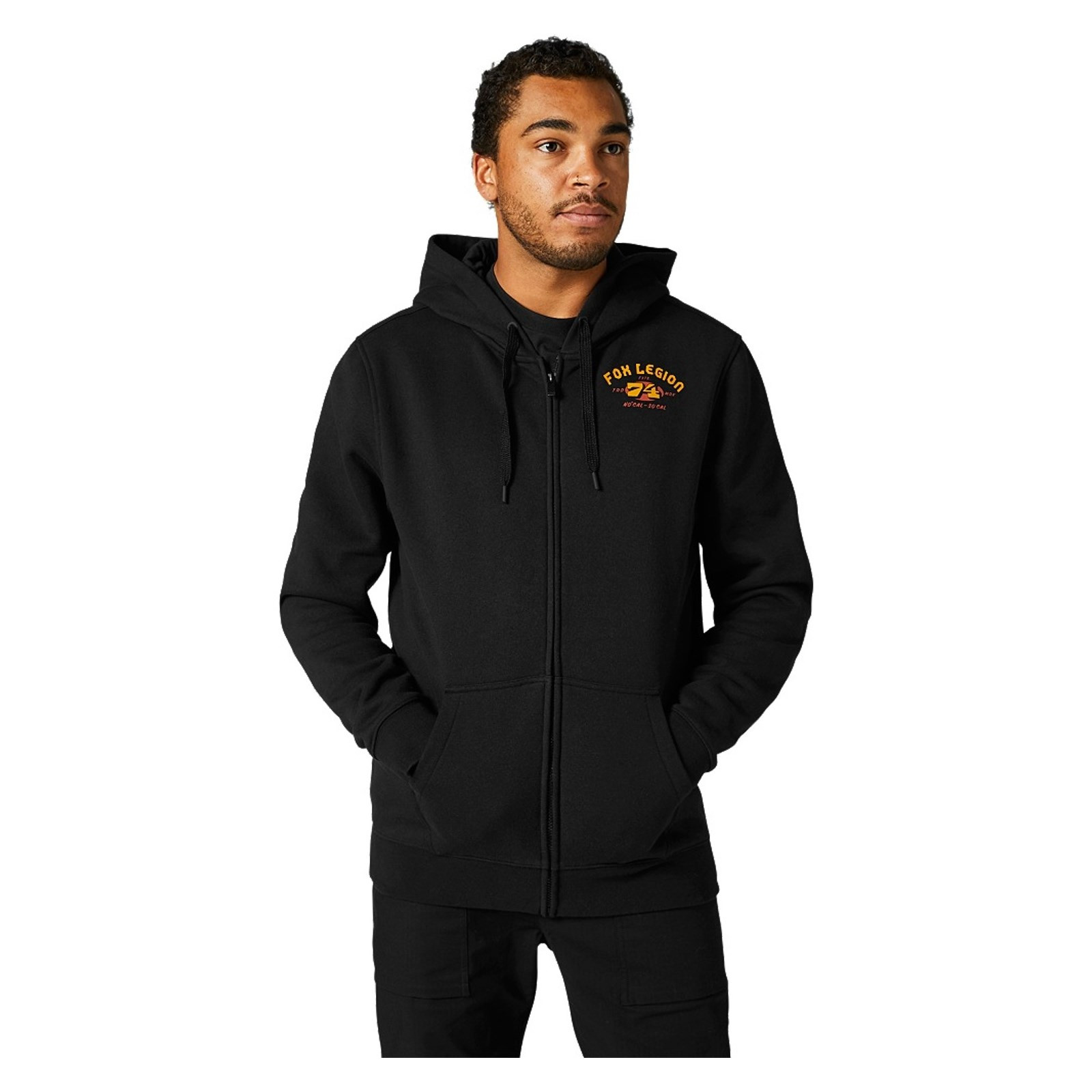 mikina FOX - At Bay Zip Fleece Black (001)