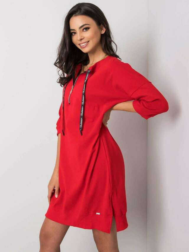 Dámské šaty 6273 - FPrice - S/M - červená