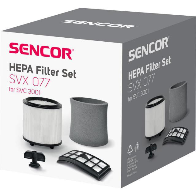 HEPA filtry SVX 077HF pro SENCOR SVC 3001 Orca