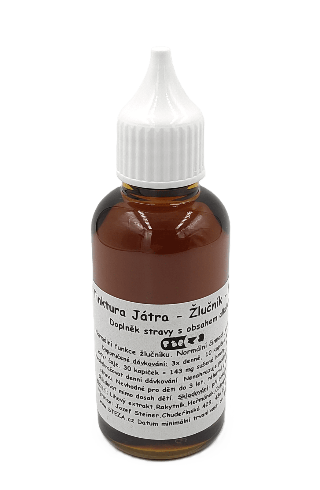 STEZA - Tinktura Játra - Žlučník - FORTE 50 ml.