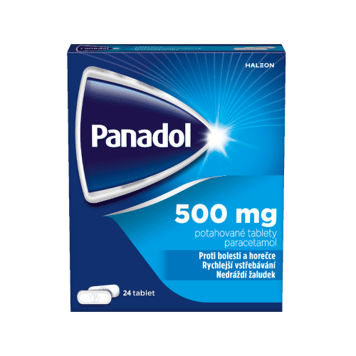 PANADOL 500MG potahované tablety 24 III