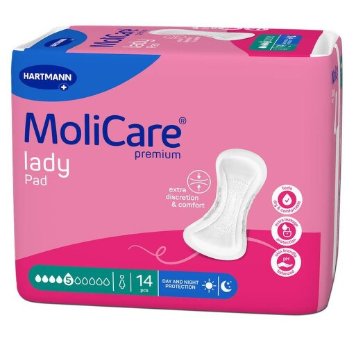 MoliCare Lady inkontinenční vložky 5 kapek 1045 ml 14ks